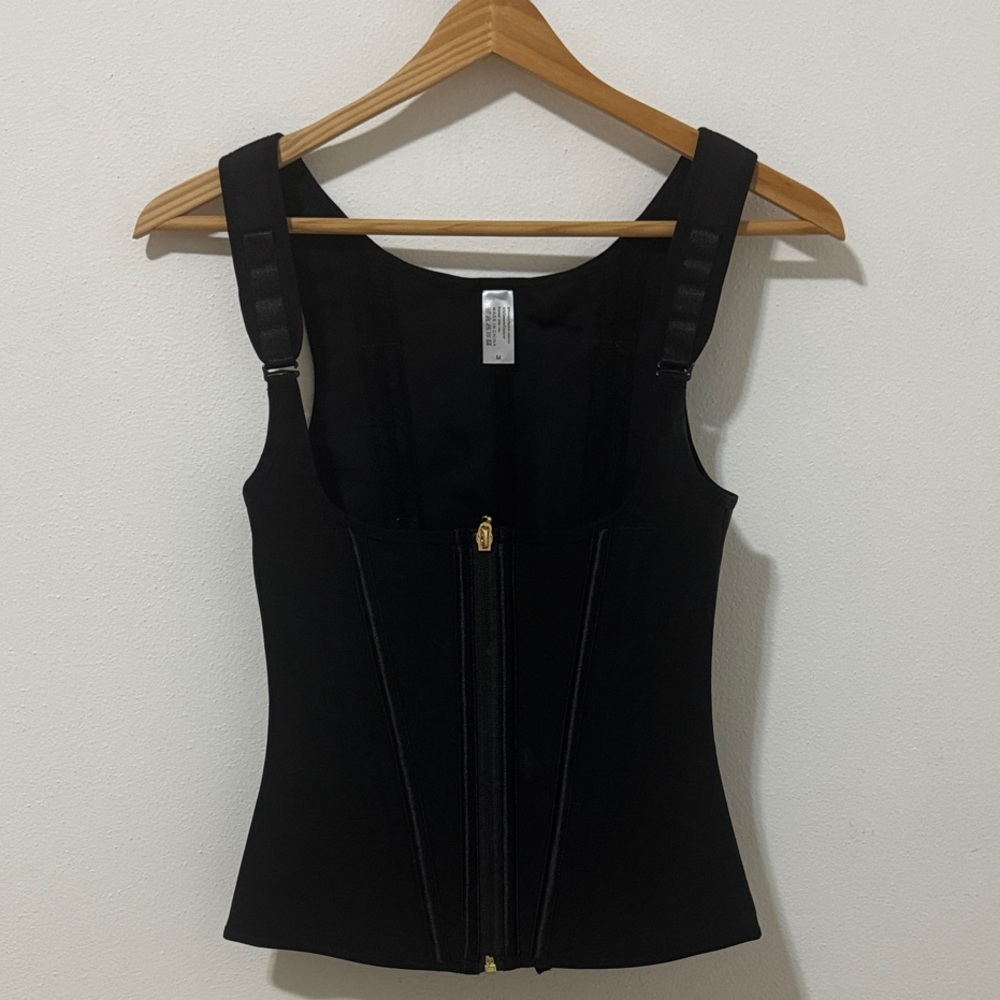 Black Zip-Up Shapewear - Size S & M